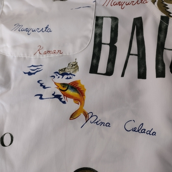 Koman Sport men's tropical Hawaiian short sleeve size XL - Picture 5 of 9